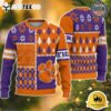 Clemson Tigers Football Team Xmas Tree Snow Custom Name Ugly Christmas Sweater NCAA Football Gifts