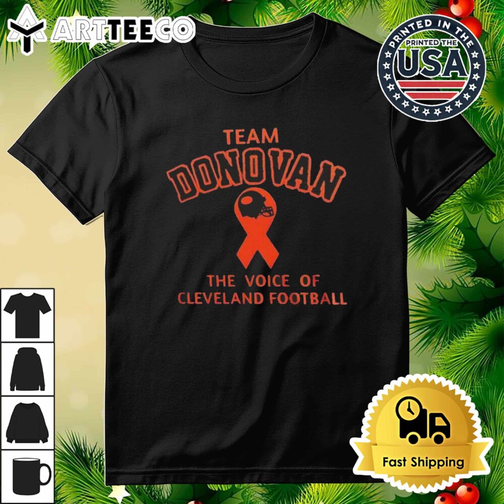 Cleveland Browns Team 2024 Jim Donovan The Voice Of The Cleveland Football Retro T Shirt 3