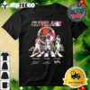 Cleveland Browns x Cleveland Guardians x Cleveland Cavaliers Walking Signatures 2024 T Shirt 3