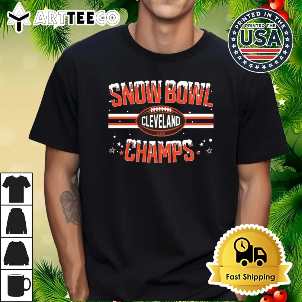 Cleveland Snow Bowl Champ Retro T Shirt 1