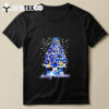 Detroit Lions Christmas Tree Merry Gritmas Christmas 2024 T Shirt