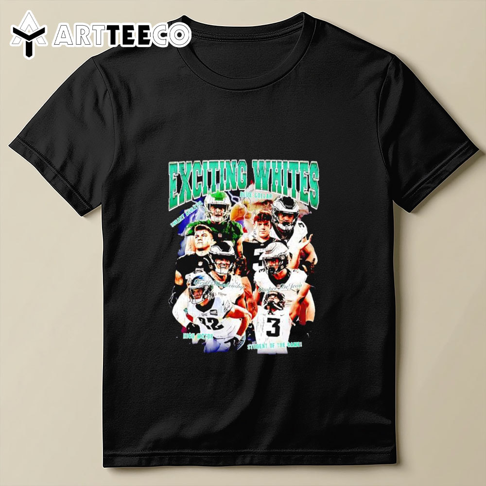 Exciting Whites Philadelphia Eagles Graphic T Shirt