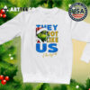 Los Angeles Chargers Football They Not Like Us Merry Christmas T Shirt 3