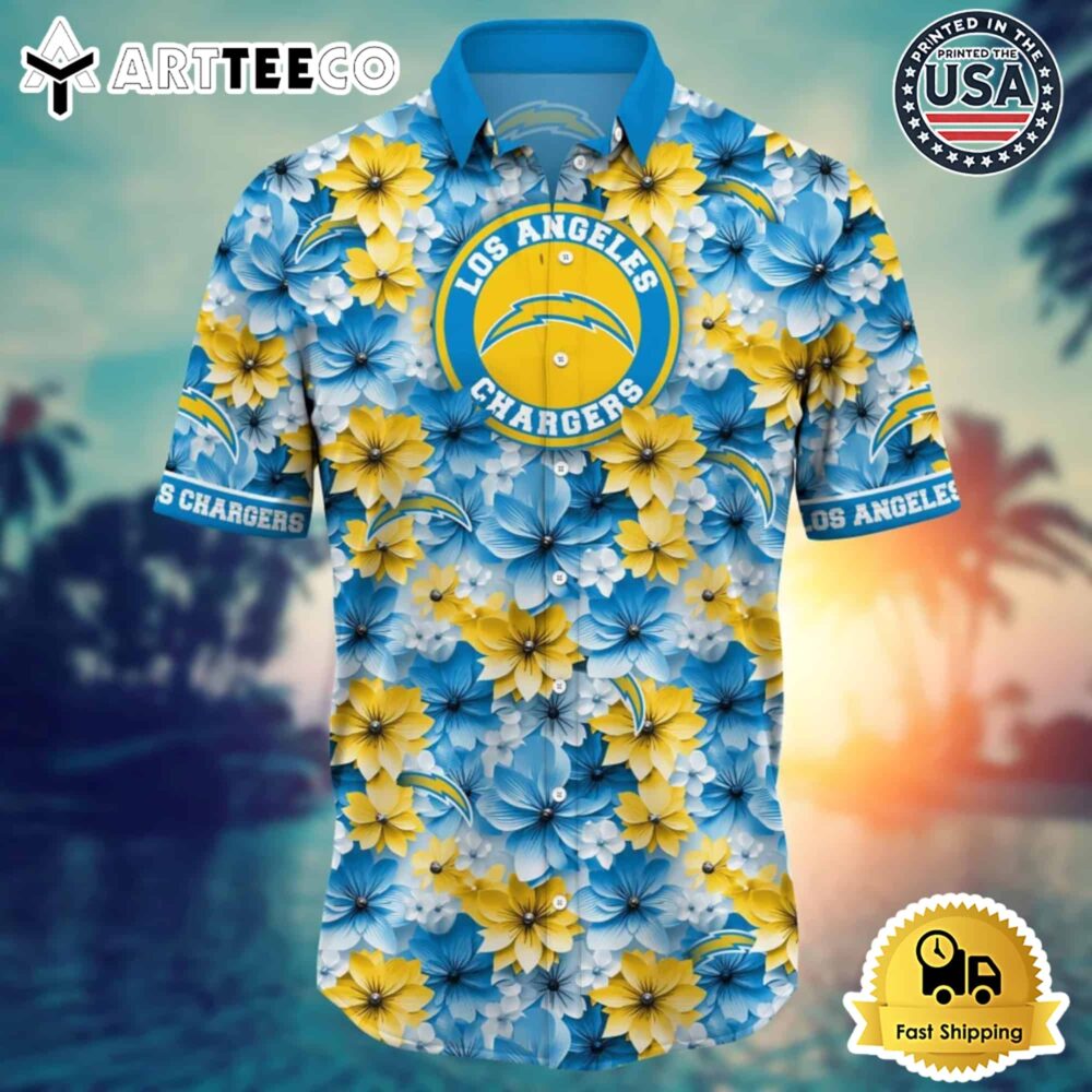 Los Angeles Chargers Hawaiian Shirt Trending Summer Edition 1