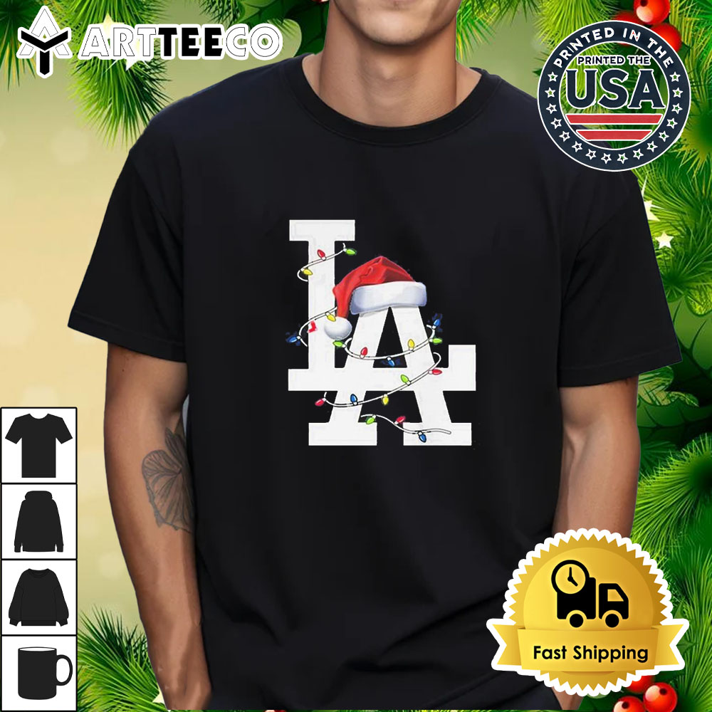 Los Angeles Merry Christmas 2024 T Shirt 1