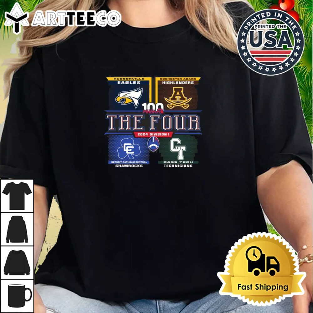 MHSAA The Four 2024 Division 1 Retro T Shirt 2