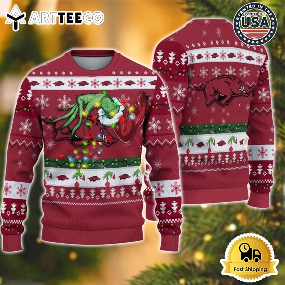 Arkansas Razorbacks Ugly Sweater