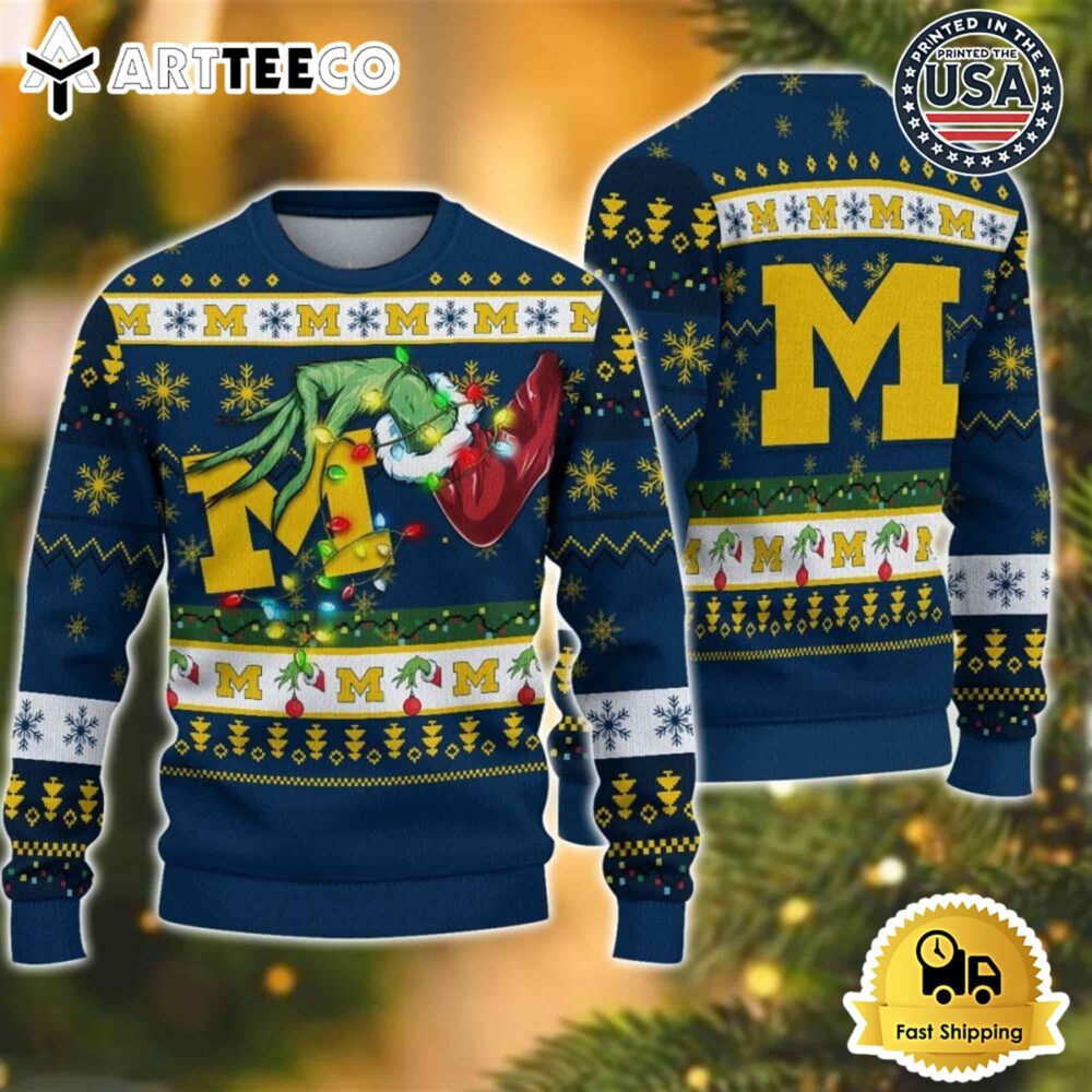 Michigan Wolverines Ugly Sweater