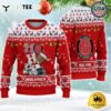 NCAA NC State Wolfpack Football HO HO HO Custom Name Ugly Christmas Sweater