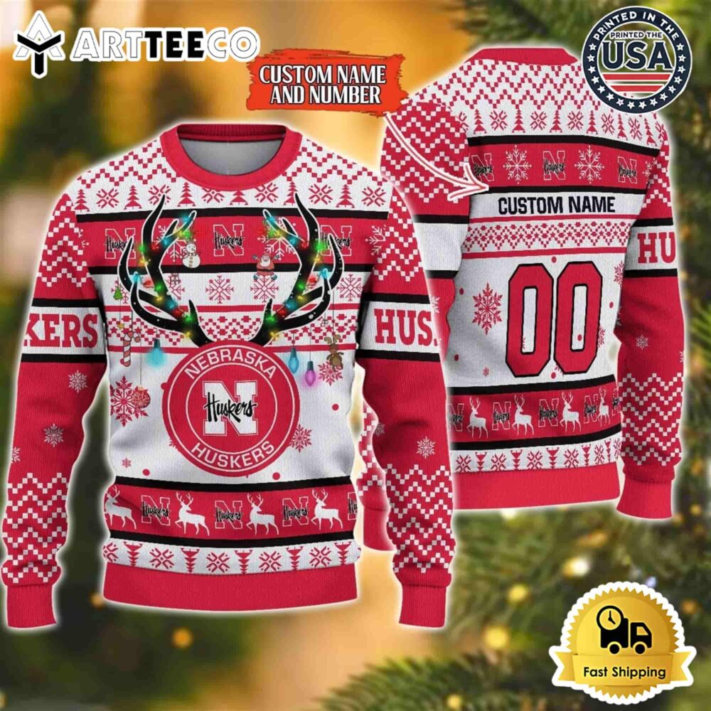 Nebraska Cornhuskers Ugly Sweater