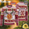 NCAA USC Trojans Special Reindeer Light Custom Name And Number Ugly Christmas Sweater