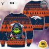 NFL Denver Broncos Christmas x Grinch Ugly Christmas Sweater