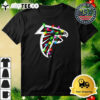 NFL Merry Christmas Atlanta Falcons Lights 2024 Logo T Shirt 3