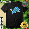 NFL Merry Christmas Detroit Lions Lights 2024 Logo T Shirt 3