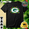 NFL Merry Christmas Green Bay Packers Lights 2024 Logo T Shirt 3