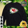 NFL Merry Christmas Kansas City Chiefs Lights 2024 Logo T Shirt 4