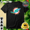 NFL Merry Christmas Miami Dolphins Lights 2024 Logo T Shirt 3