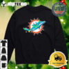 NFL Merry Christmas Miami Dolphins Lights 2024 Logo T Shirt 4