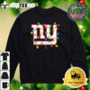 NFL Merry Christmas New York Giants Lights 2024 Logo T Shirt 4