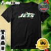 NFL Merry Christmas New York Jets Lights 2024 Logo T Shirt 3