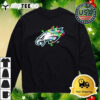 NFL Merry Christmas Philadelphia Eagles Lights 2024 Logo T Shirt 4