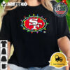 NFL Merry Christmas San Francisco 49ers Lights 2024 Logo T Shirt 2