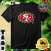 NFL Merry Christmas San Francisco 49ers Lights 2024 Logo T Shirt 3