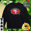 NFL Merry Christmas San Francisco 49ers Lights 2024 Logo T Shirt 4