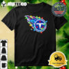 NFL Merry Christmas Tennessee Titans Lights 2024 Logo T Shirt 3