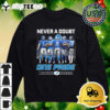 Never A Doubt One Pride Detroit Lions Signatures 2024 T Shirt 4