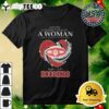 Never Underestimate A Woman Who Understands Football And Loves Indiana Hoosiers Diamond Heart 2024 Retro T Shirt 3