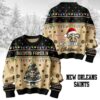 New Orleans Saints Family Have A Merry Christmas 2024 Ugly Sweater 1