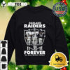 Oakland Raiders Forever We Will Never Forget Signatures T Shirt 4