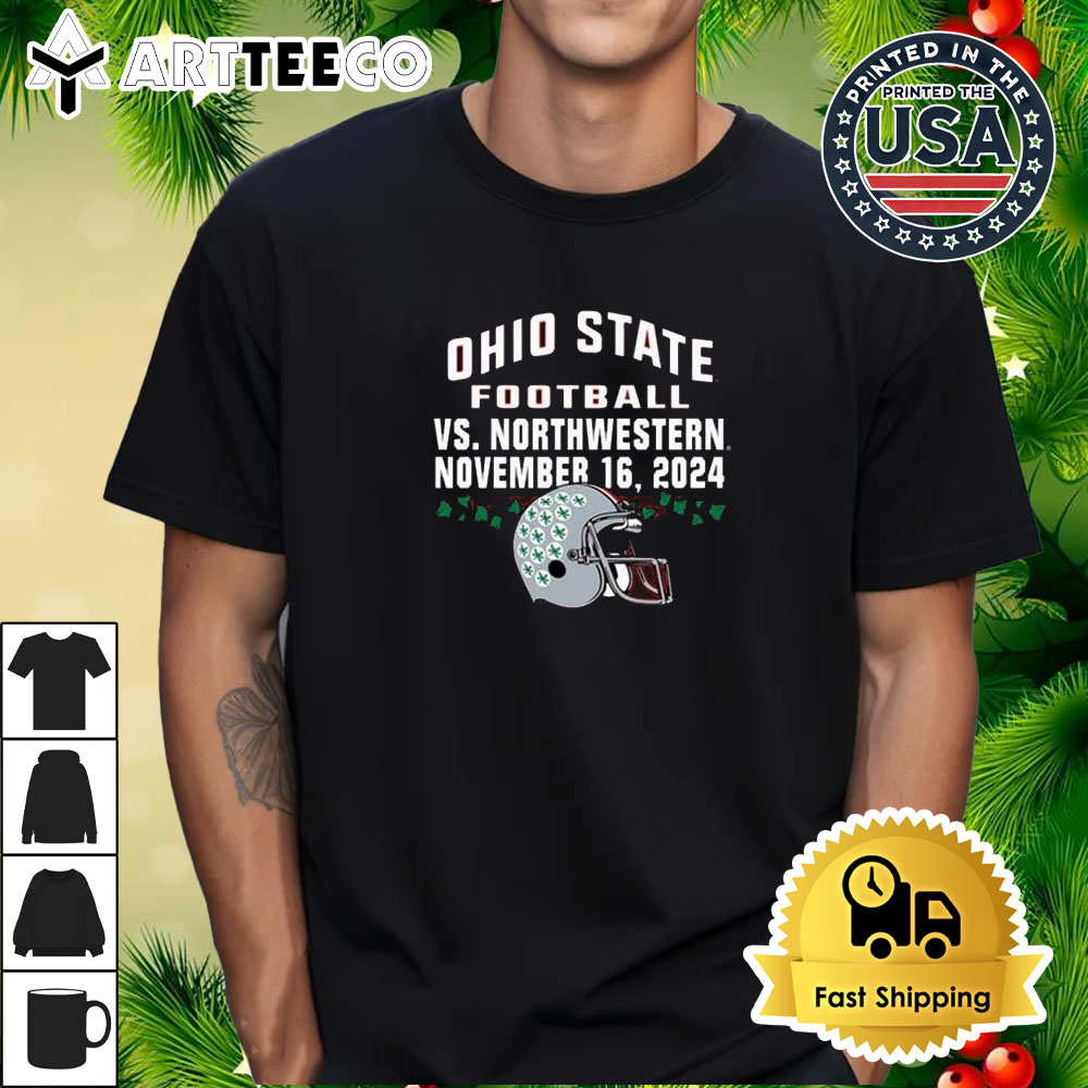 Ohio State Buckeyes Vs Northwestern Wildcats November 16 2024 T Shirt 1