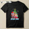 Santa Dabbing X Detroit Lions Happy Holiday Christmas T Shirt