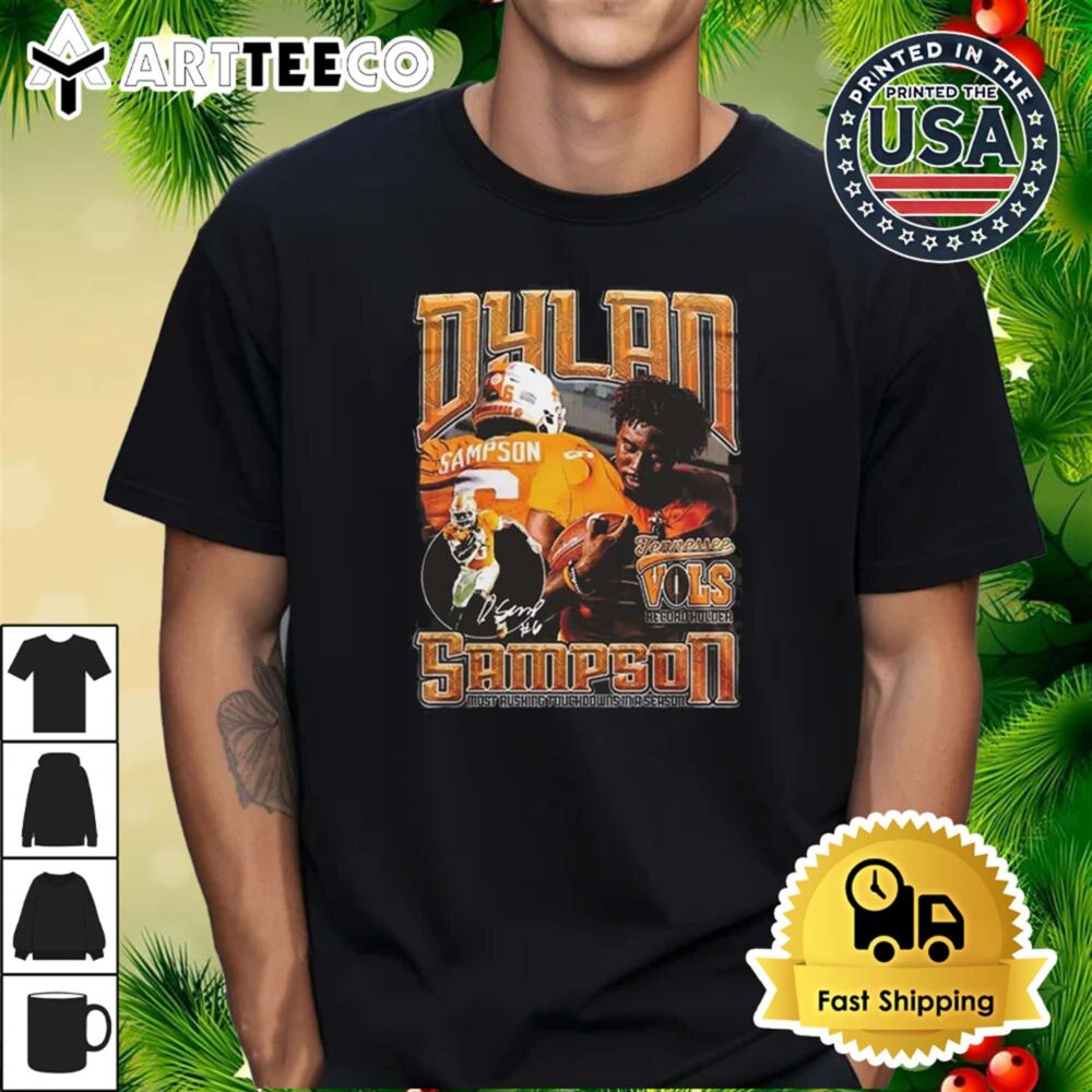 Tennessee Volunteers Dylan Sampson for Heisman T Shirt 1