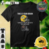 This Is Your Brain Green Bay Packers This Is Your Brain On Drugs Chicago Bears Retro T Shirt 3